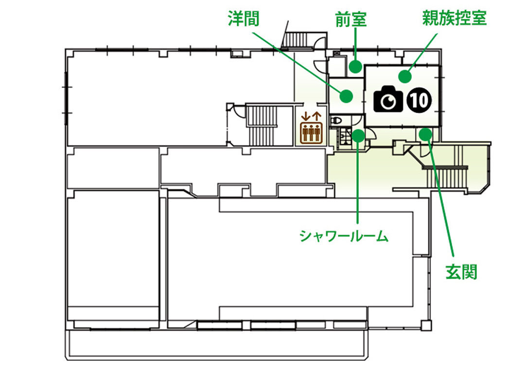 典礼会館 3Fフロア画像
