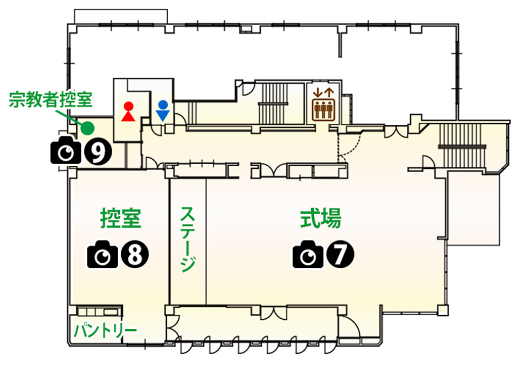 典礼会館 2Fフロア画像